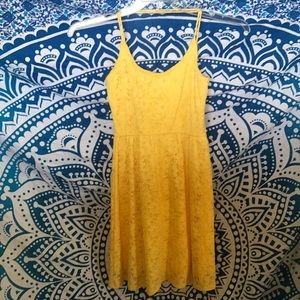 Yellow Lace Dress
